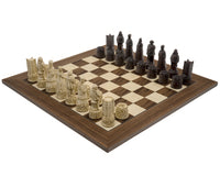 De Berkeley Chess English Russet & Walnut-schaakset