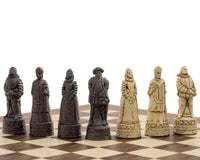 De Berkeley Chess English Russet & Walnut-schaakset