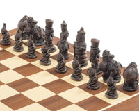 Berkeley Chess Alice in Wonderland Russet & Mahogany Schaakset