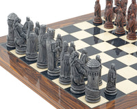 De Berkeley Chess Camelot metaal- en palissander-schaakset