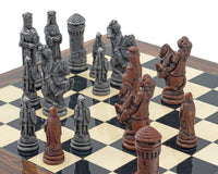 De Berkeley Chess Camelot metaal- en palissander-schaakset