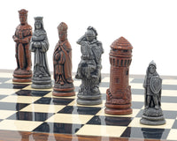 De Berkeley Chess Camelot metaal- en palissander-schaakset