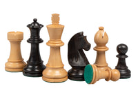 Down Head Paard en zwarte Deluxe Schaakset met Opbergkist voor schaakstukken