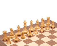 De Warwick Grand zwart- en walnoot Schaakset