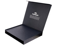 Rechapados Ferrer Zwart & Olijf Deluxe Staunton Schaakset met Etui