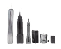 Skyline Premium Metalen Schaakstukken - New York Editie