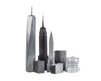Skyline Premium Metalen Schaakstukken - New York Editie